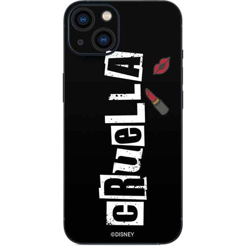 Disney Cruella (2021) Logo and Lipstick iPhone 14 Plus Skin